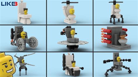 Skibidi Toilet Lego Building All Toilet Army 2 Tutorial Youtube