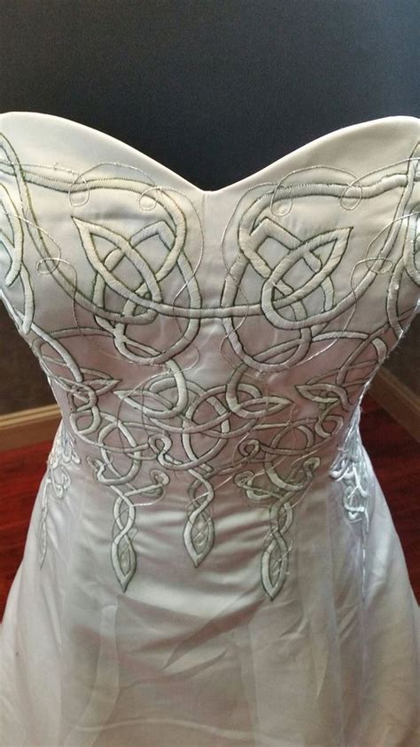 Celtic Wedding Dress Celtic Bridal Gown Celtic Wedding Gown Celtic