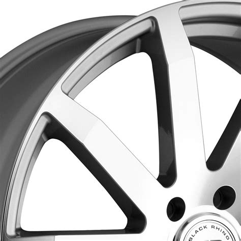Black Rhino Traverse Wheels Silver With Mirror Cut Face Rims
