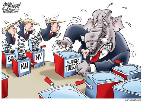 Political Cartoons Campaigns And Elections Super Tuesday Washington Times