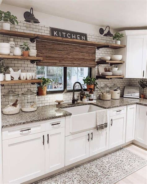 98 Farmhouse Kitchen Ideas For Modern Rustic Charm Farmhouse Kitchen