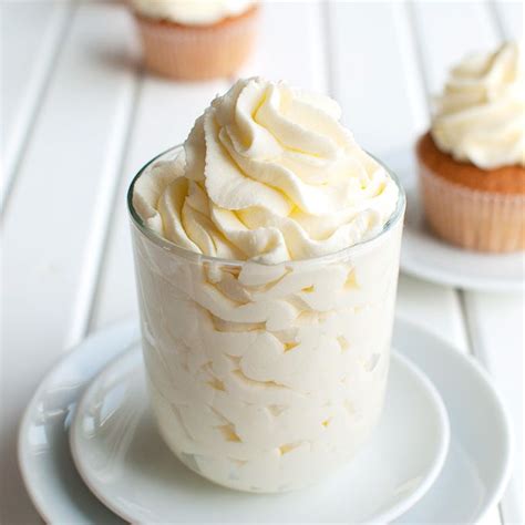 How to make stabilized whipped cream 5 different ways so that your whipped cream lasts for days longer in the fridge with no melting! Super Smooth Whipped Cream Frosting | Recipe | Whipped cream frosting, Cupcake frosting recipes ...
