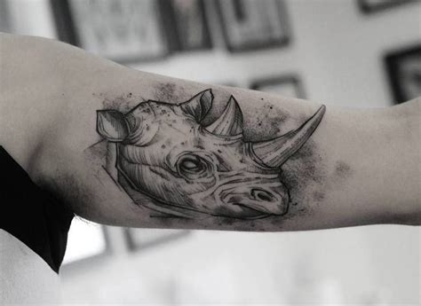 Rhino Tattoo Art Tattoo 30 Tattoo Designs Tattoos Creative