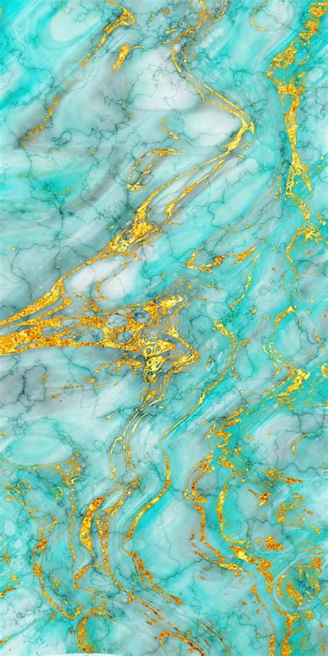 Download Abstract Teal Marble Quilted Pattern Wallpaper