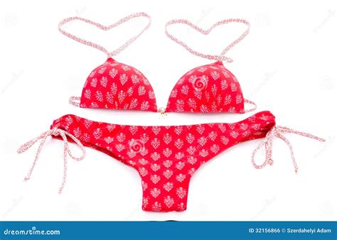 Bikini With Heart Shape Royalty Free Stock Image Image 32156866