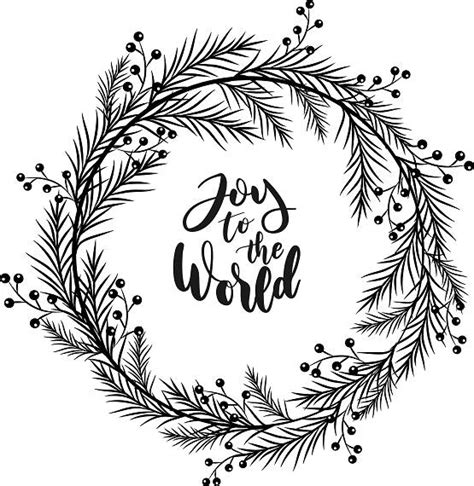 Curated by experts · video now available · integrated in adobe apps Joy to the World Wreath Printable Holly Wreath Clipart ...