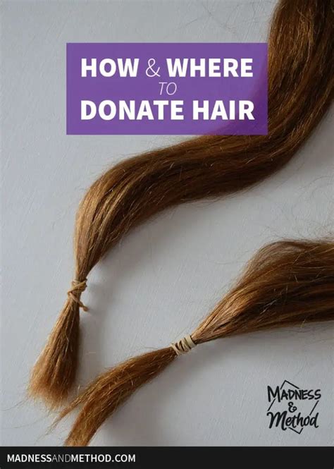 How And Where To Donate Hair Madness And Method