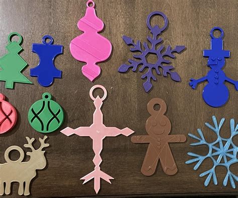 3d Printed Christmas Ornaments 11 Steps Instructables