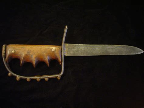 Vtg Us Ww2 Home Front Theater Knuckle Knife Fightingcombat Oldrare