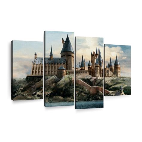 Hogwarts Castle Watercolor Harry Potter Watercolor Hogwarts Art