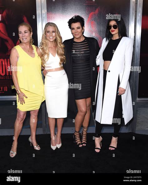 Kathie Lee Ford Cassidy Ford Kris Jenner And Kylie Jenner Arriving For The Gallows