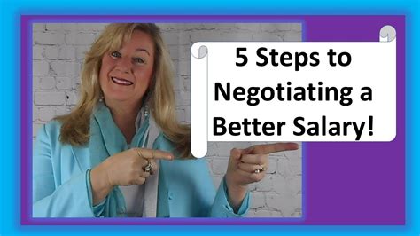5 steps to negotiating a better salary youtube