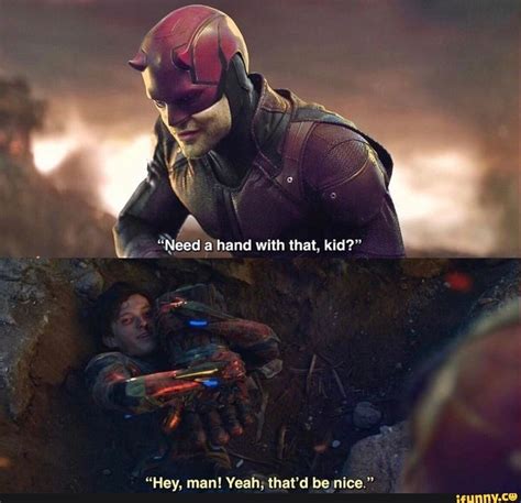 Hey Man Yeah Thatd Be Nice Ifunny Daredevil Funny Marvel