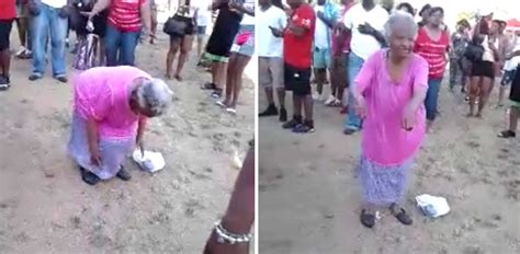 Granny Dances To House Music At Annual Bbq