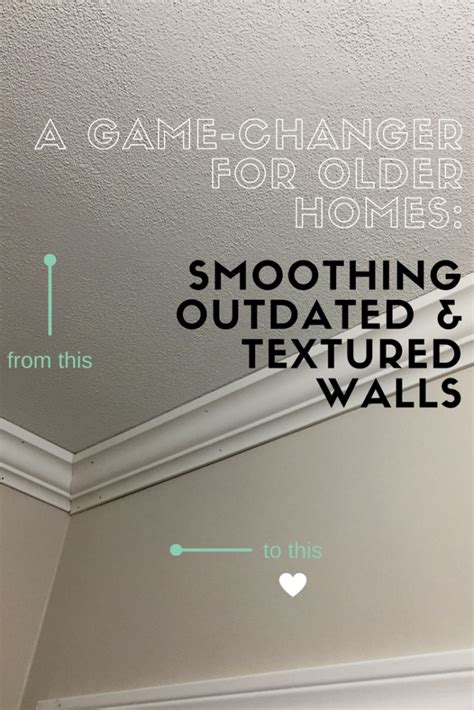 I have a textured ceiling similar to this i attempted to remove the same texture from drywall in my house, and it was a beast. Smoothing outdated textured walls | Textured walls, Remove ...