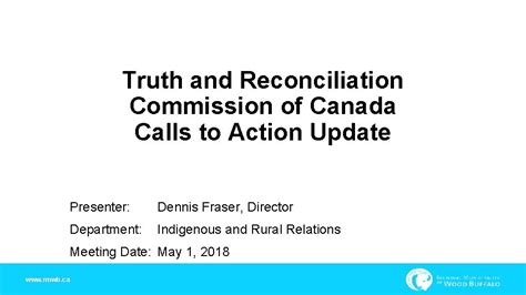Truth And Reconciliation Commission Of Canada Calls To