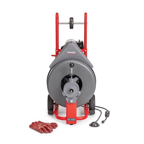 Ridgid K Drain Cleaning Snake Auger Drum Machine With Autofeed And