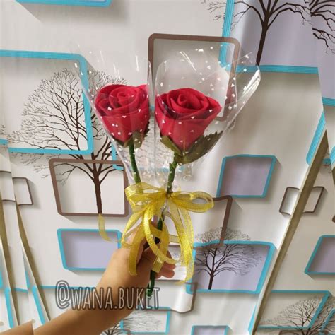 Jual Single Rose Bunga 1 Tangkai Bunga Mawar 1 Biji Shopee Indonesia