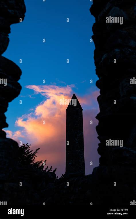 Glendalough National Park In The Wicklow Hills Stock Photo Alamy