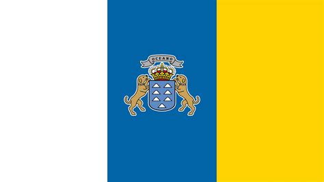 La Bandera Tricolor De Canarias Bandera De Canarias Banderas