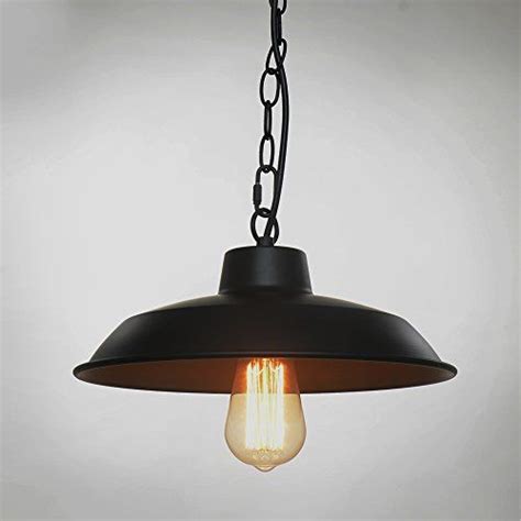 Sparksor Pendant Lamp 1light Retro Industrial Pendant Lighting Black
