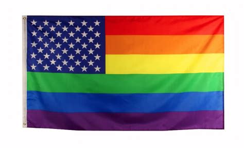 prideoutlet flags rainbow american flag 3 x 5 polyester flag w metal grommets and a