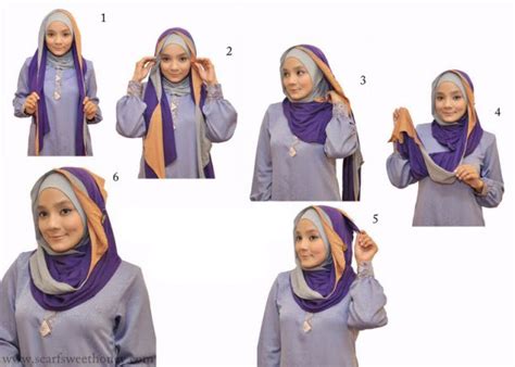 Cara Memakai Jilbab Yang Simpel