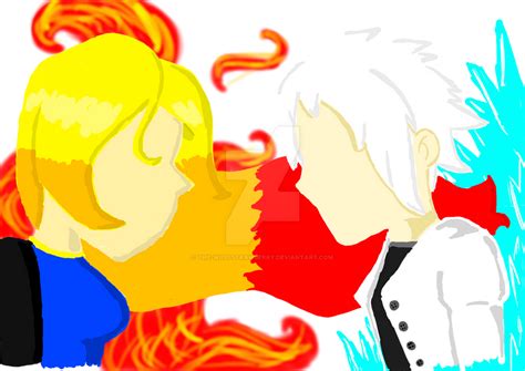 Fire Vs Ice By The Wild Strawberry On Deviantart