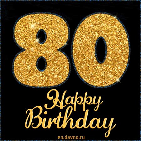 80th birthday gifts for women, 80th birthday tiara and sash, happy 80th birthday party supplies, 80th black glitter satin sash and crystal tiara crown for 80th birthday party decorations 442 $18 99 ($18.99/count) Happy 80th Birthday GIF - Download on Davno