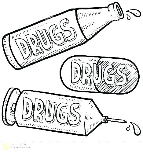 Drawing Pages Kids Drug And Alcohol Coloring Pages Full Page Image