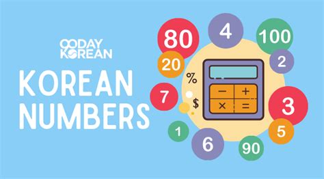 Korean Numbers Step By Step Guide For Counting In Hangul