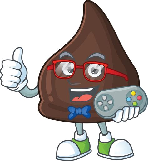 Chocolate Conitos Cartoon Character 20858122 Vector Art At Vecteezy