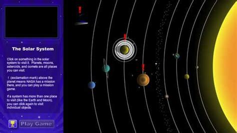 Nasas Site For Games And Info About Space And The Solar