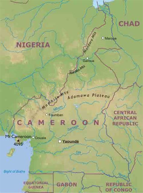 Cameroon Map Cameroon