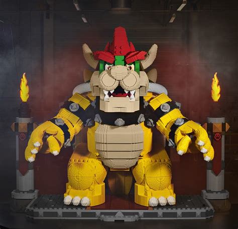 A 14ft Brick Built Lego Bowser Will Appear At Sdcc 2022 The Brick Post