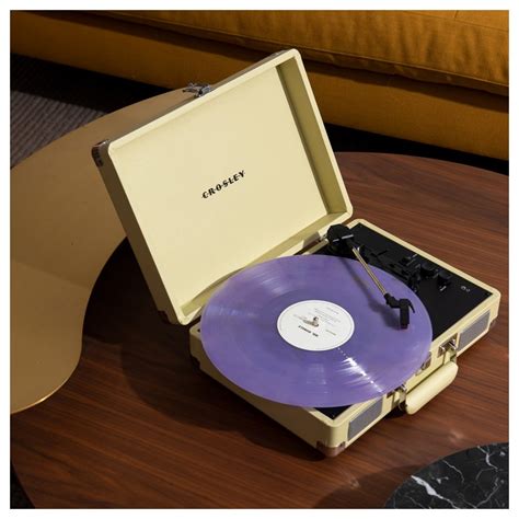 Crosley Cruiser Deluxe Portable Turntable Fawn At Gear4music