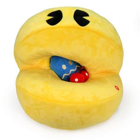 Hungry Pac Man Large Interactive Sound Plush Includes Plush Inserts