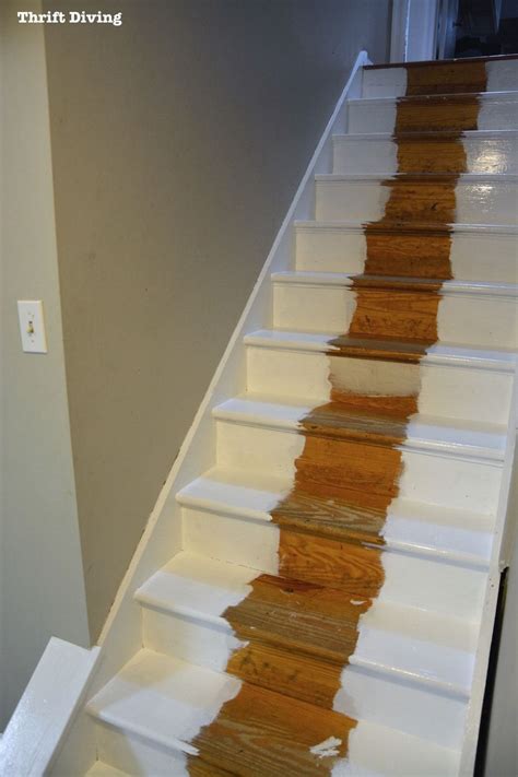 BEFORE AFTER DIY Painted Stairs Makeover Stairs Diy Renovation