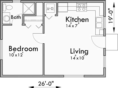 Small House Plans Studio House Plans One Bedroom House Plans 1