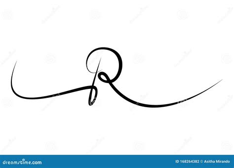 Signature Style Letter R Stock Illustration Illustration Of Style