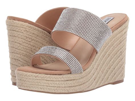 Steve Madden Sunrise Wedge Sandal Rhinestone Womens Shoes Lyst