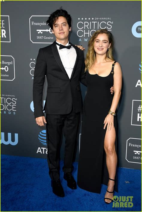 Five Feet Apart Stars Cole Sprouse Haley Lu Richardson Arrive At Critics Choice Awards