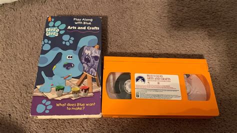 Opening To Blues Clues Arts And Crafts 1998 Vhs Youtube