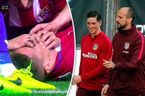 Atletico madrid striker fernando torres suffering a frightening injury in thursday's game against deportivo, apparently losing consciousness in a collision with a defender. Fernando Torres returns to Atletico Madrid training after injury - Daily Star