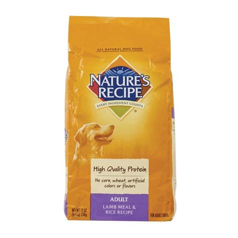 Natures Recipe Adult Lamb Meal And Rice Dry Dog Food By Natures Recipe