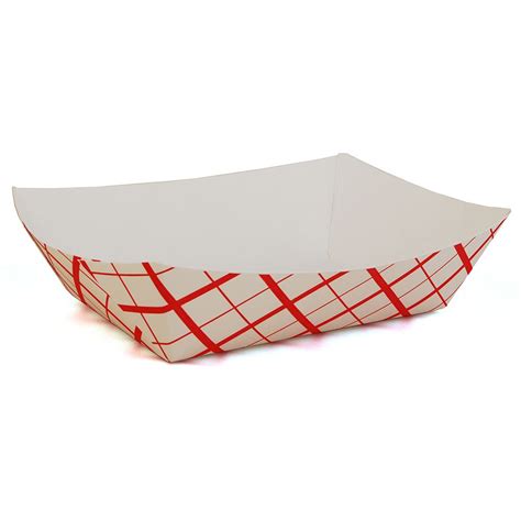 Southern Champion 0429 Red Weave 5 Lb Paperboard Food Tray 500 Cs