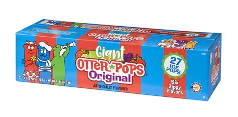 Otter Pops Giant Freezer Bars 55 Oz 27 Count