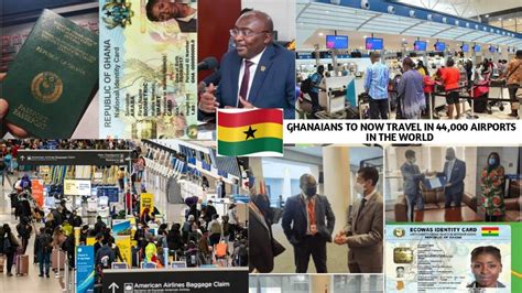 Ghanaians🇬🇭 To Now Travel In 44000 Airports In The World Using Ghana