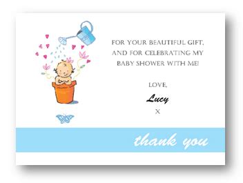 Address the guest with their proper name. Thank You Letter for Baby Shower