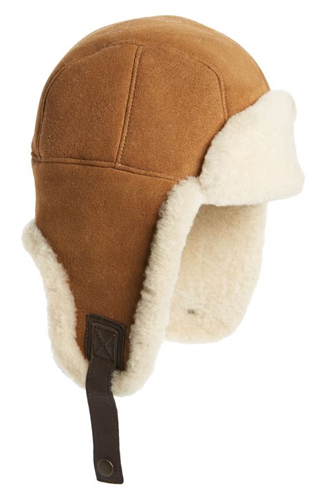 Ugg® Genuine Shearling Trapper Hat Nordstrom